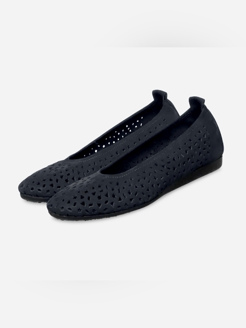 Arche Lilly Ballerinas Laser Cut Flats Black 39/8